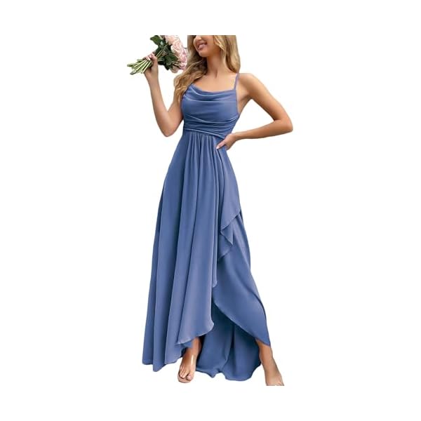 Women's 2026 Spring Formal Evening Gown Elegant Long Prom Dress Wedding Guest Party Cocktail Bridesmaid Maxi Dress